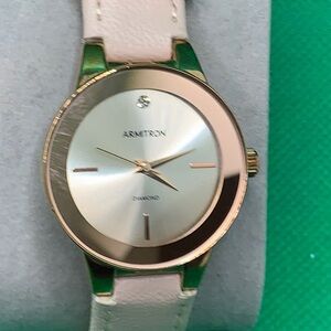 Ladies Armitron watch NWT with real diamond